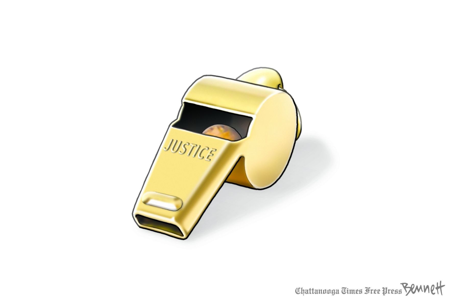 Bennett editorial cartoon